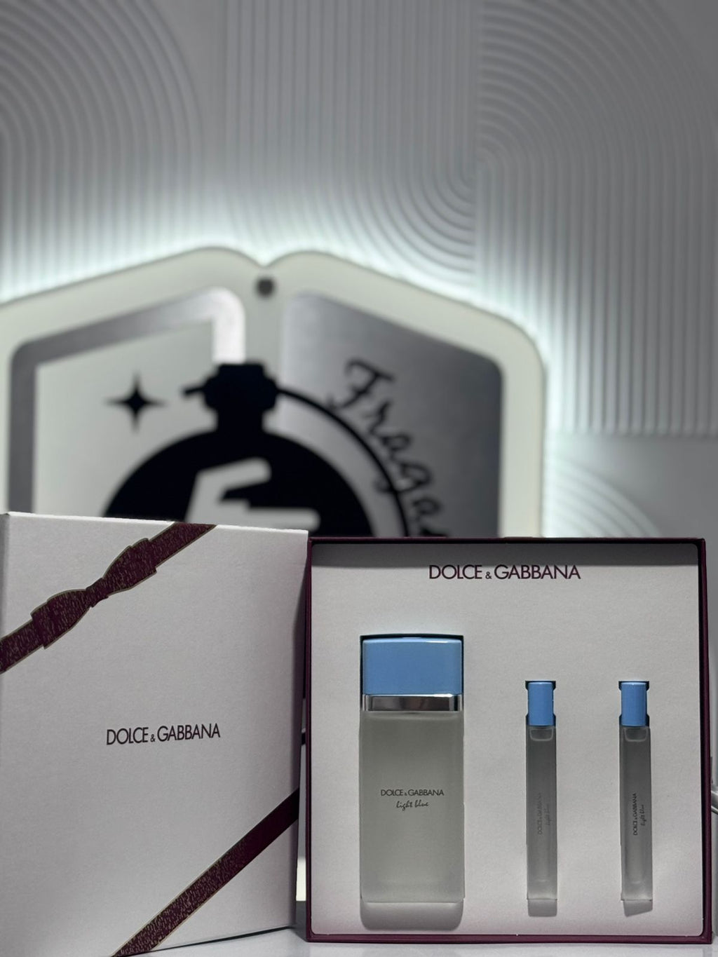 Gift set Dolce & gabbana light blue woman
